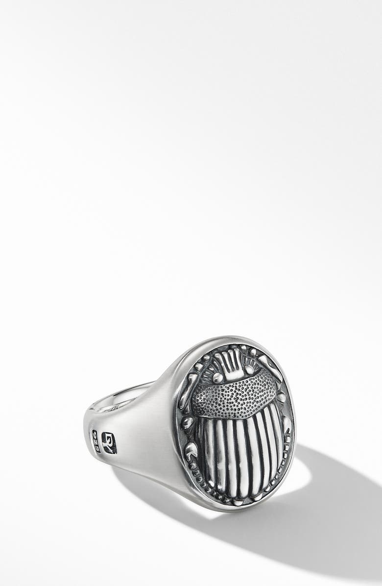 David Yurman Petrvs<sup>®</sup> Scarab Signet Ring, Main, color, 