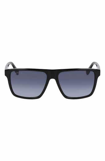 Lacoste Sport 57mm Rectangular Sunglasses