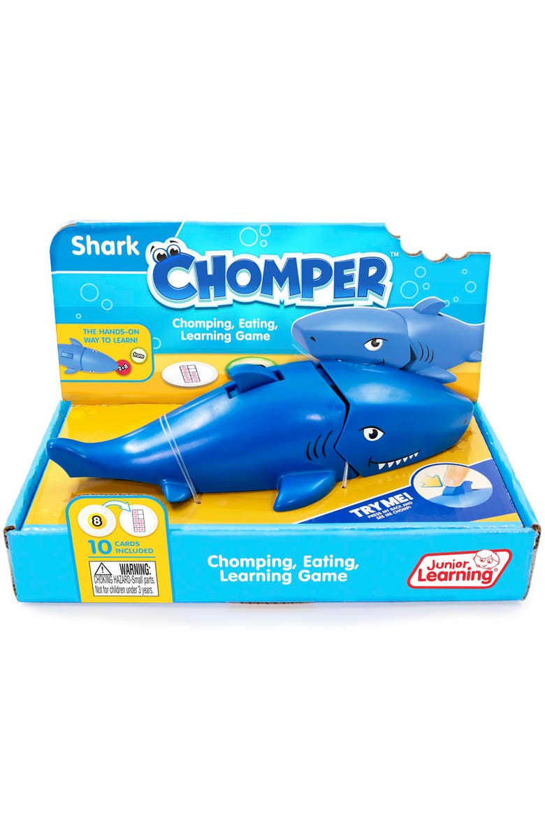 Shark Chomper Educational Game, Main, color, Blue