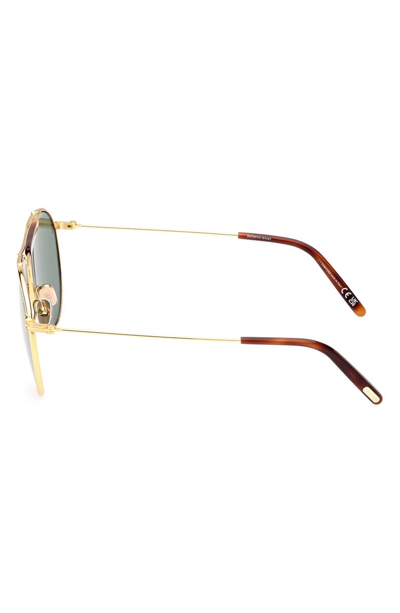 TOM FORD Raphael-02 59mm Aviator Sunglasses, Alternate, color,