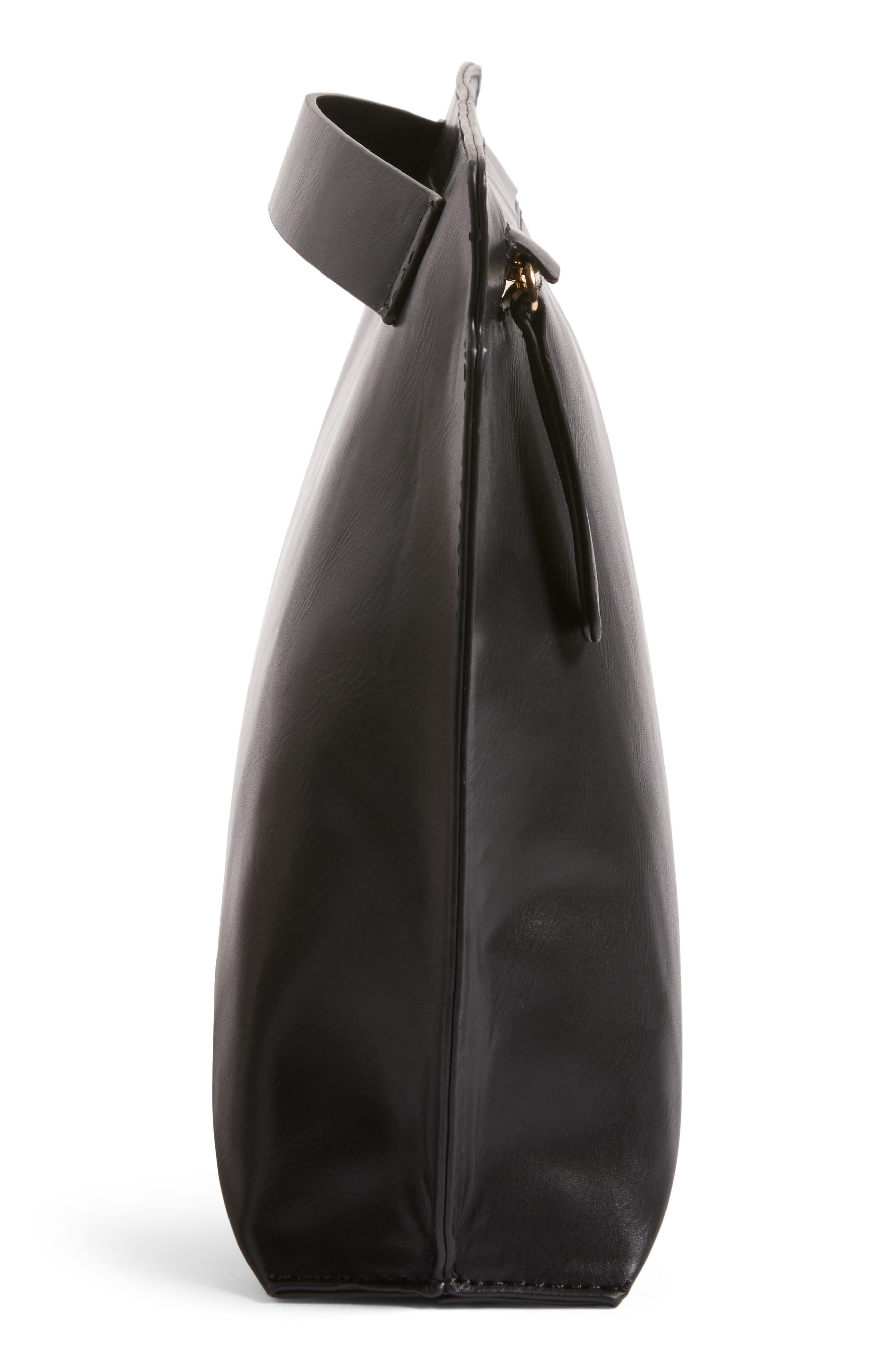 BP. Faux Leather Clutch, Alternate, color, 