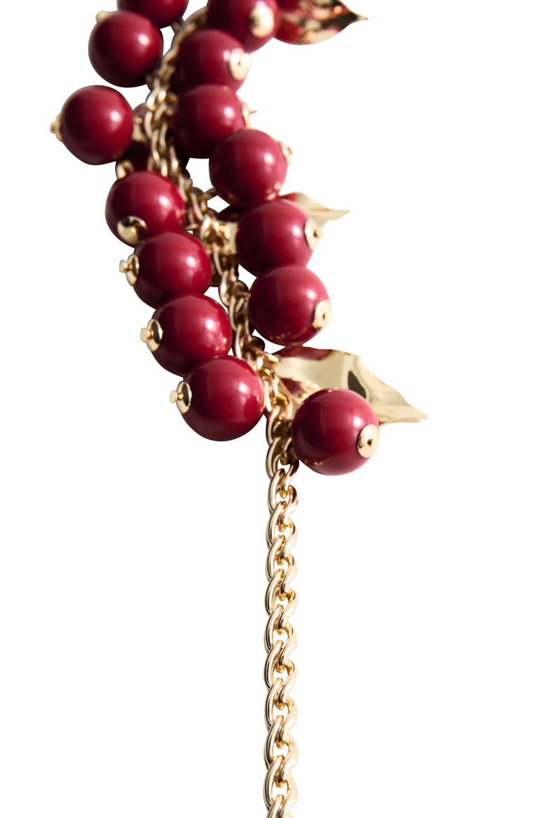 Beaded Chain Necklace, Alternate, color, GOLD