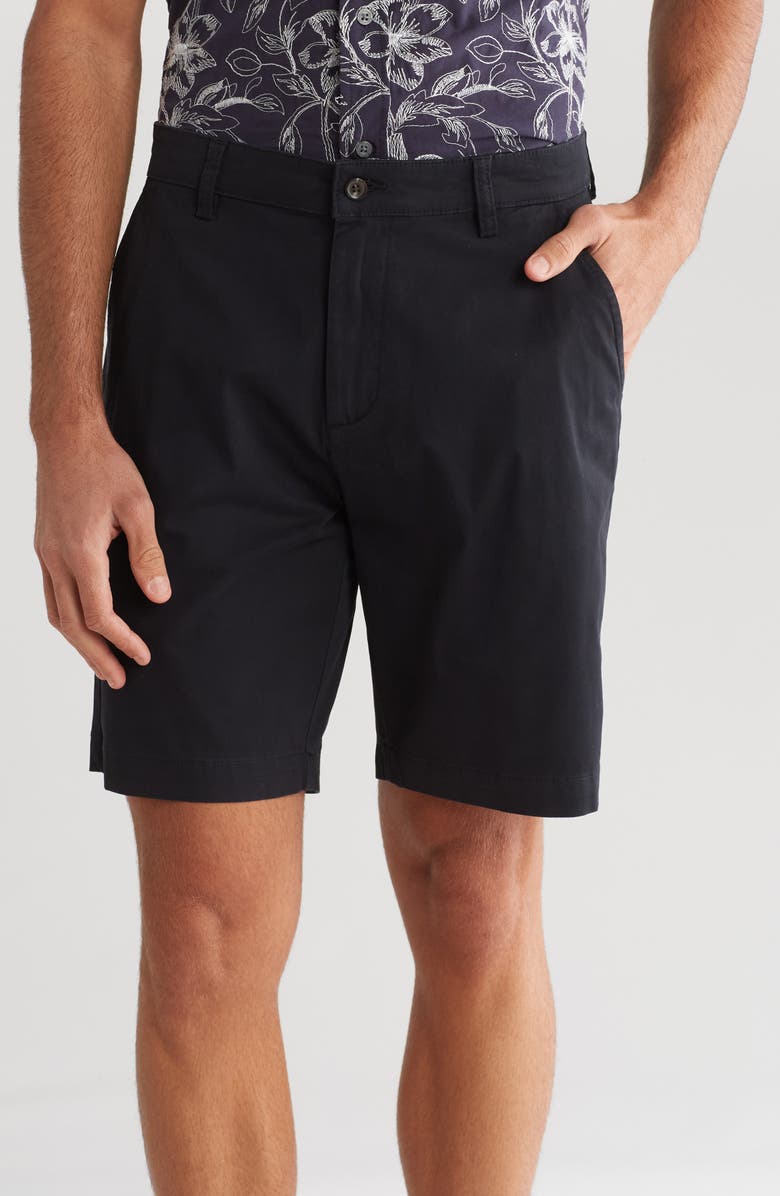 Slate & Stone Stretch Cotton Twill Shorts, Main, color,