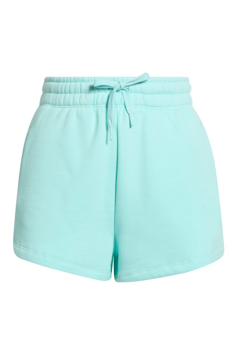 Luxe Fleece Sweat Shorts, Alternate, color, LIMPET SHELL