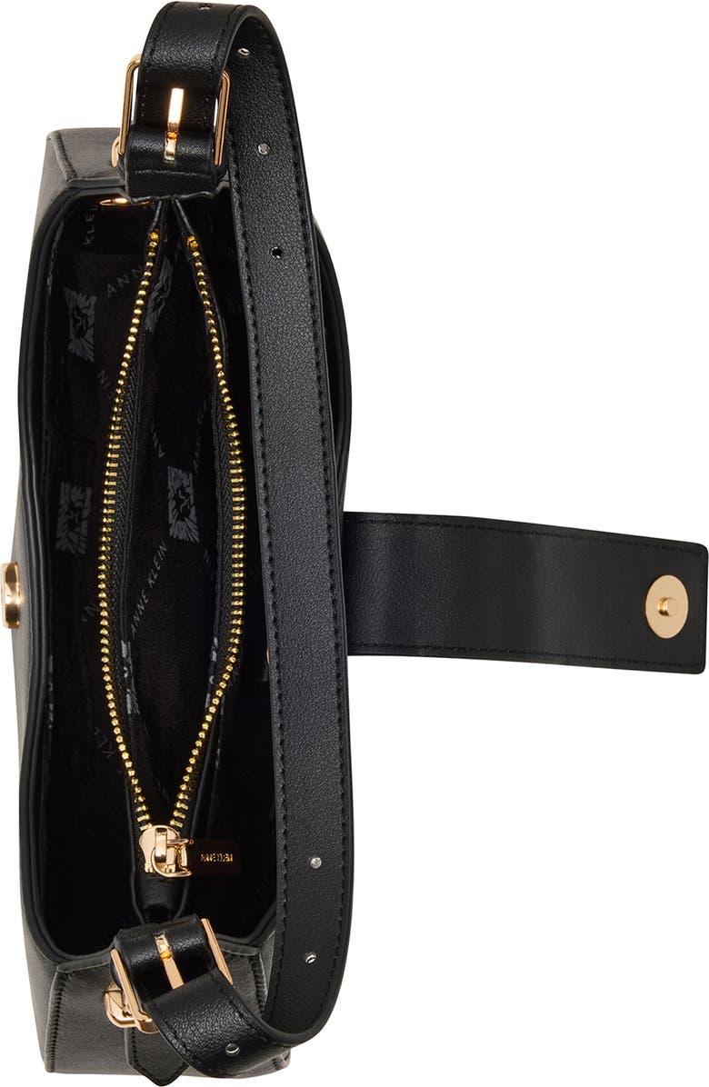 Anne Klein Curved Shoulder Bag, Alternate, color,