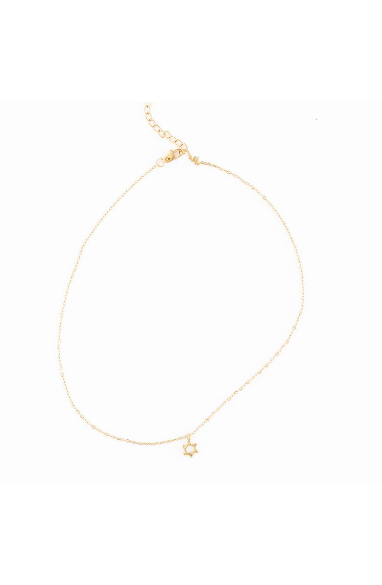 Pip Pop Star Of David Pendant Necklace, Alternate, color, Gold