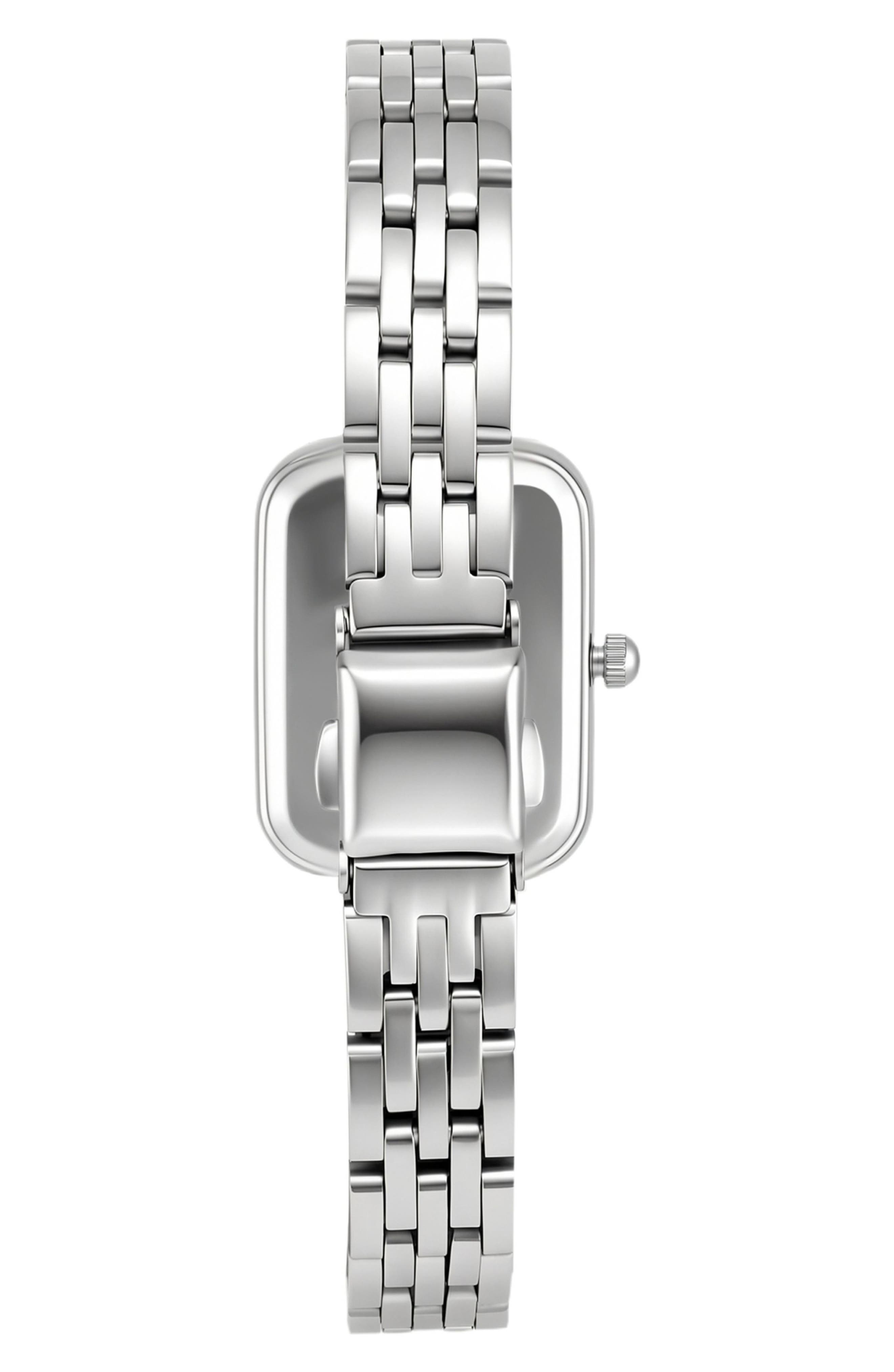 Adornia Hudson Rectangular Bracelet Watch, 27mm x 21mm (Women ...