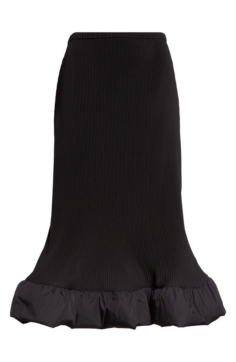 MELITTA BAUMEISTER Puffle Ripple Midi Skirt, Alternate, color, Black