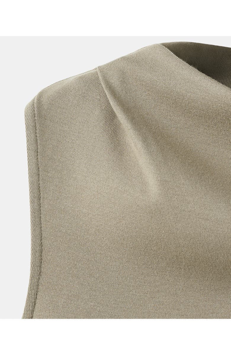 MANGO Asymmetric Cut Draped Midi Dress, Alternate, color, 