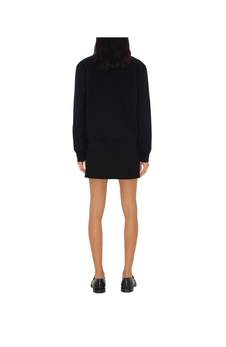 Burberry Daisy Logo Cotton Sweatshirt, Alternate, color,