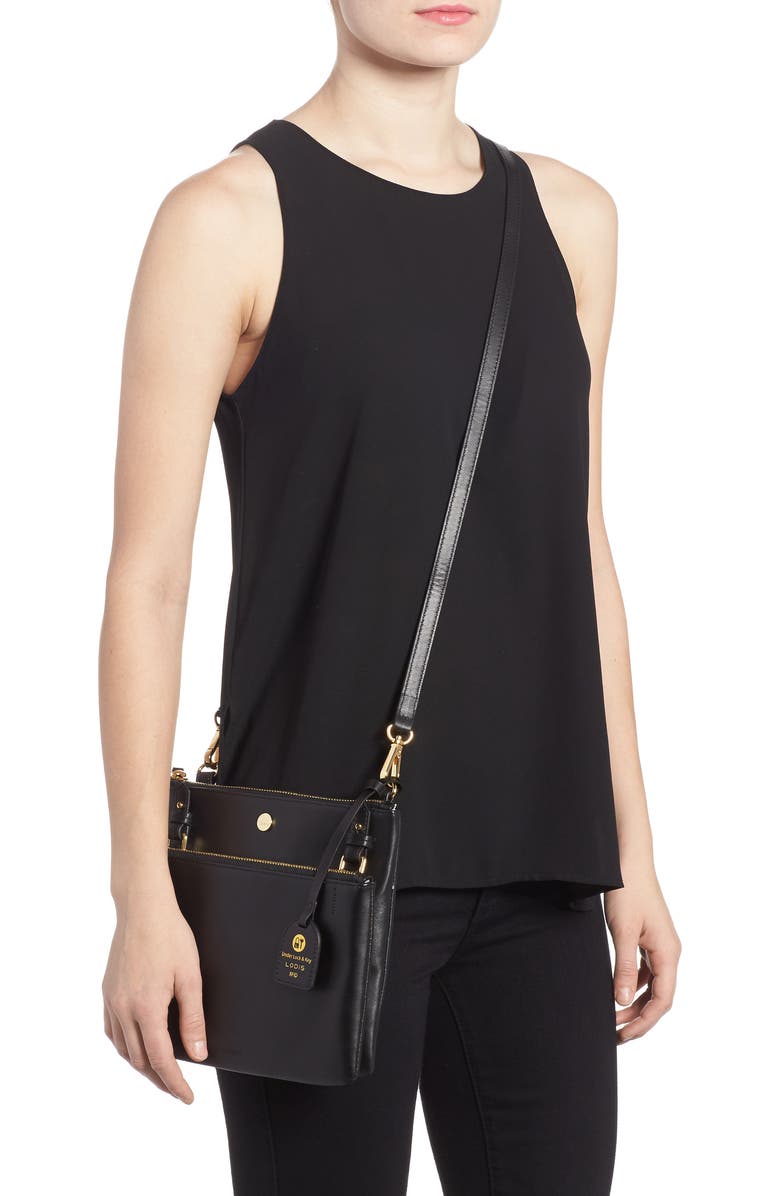 LODIS Los Angeles Downtown Latisha RFID Leather Crossbody, Alternate, color,