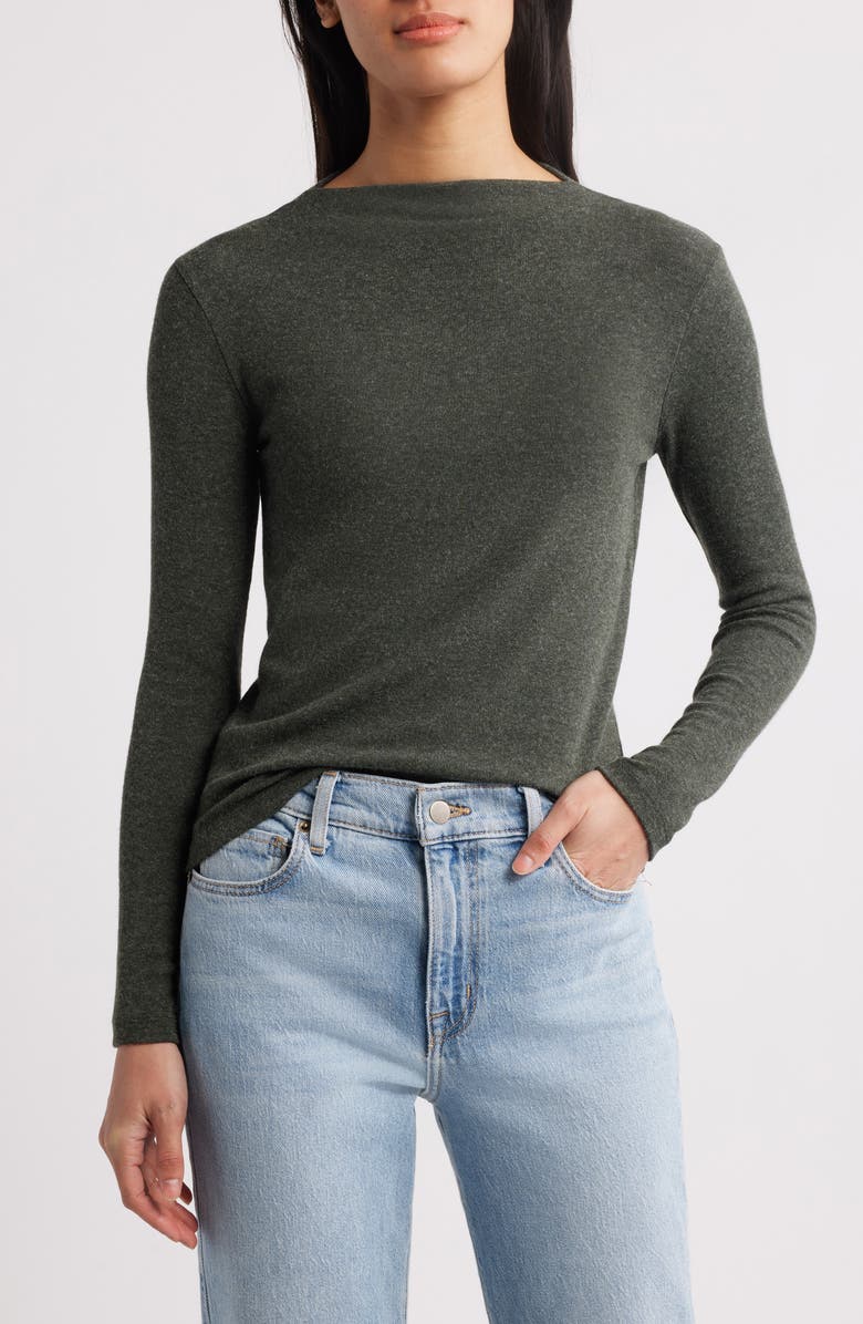 Mavi Jeans Long Sleeve Knit Top, Main, color, 