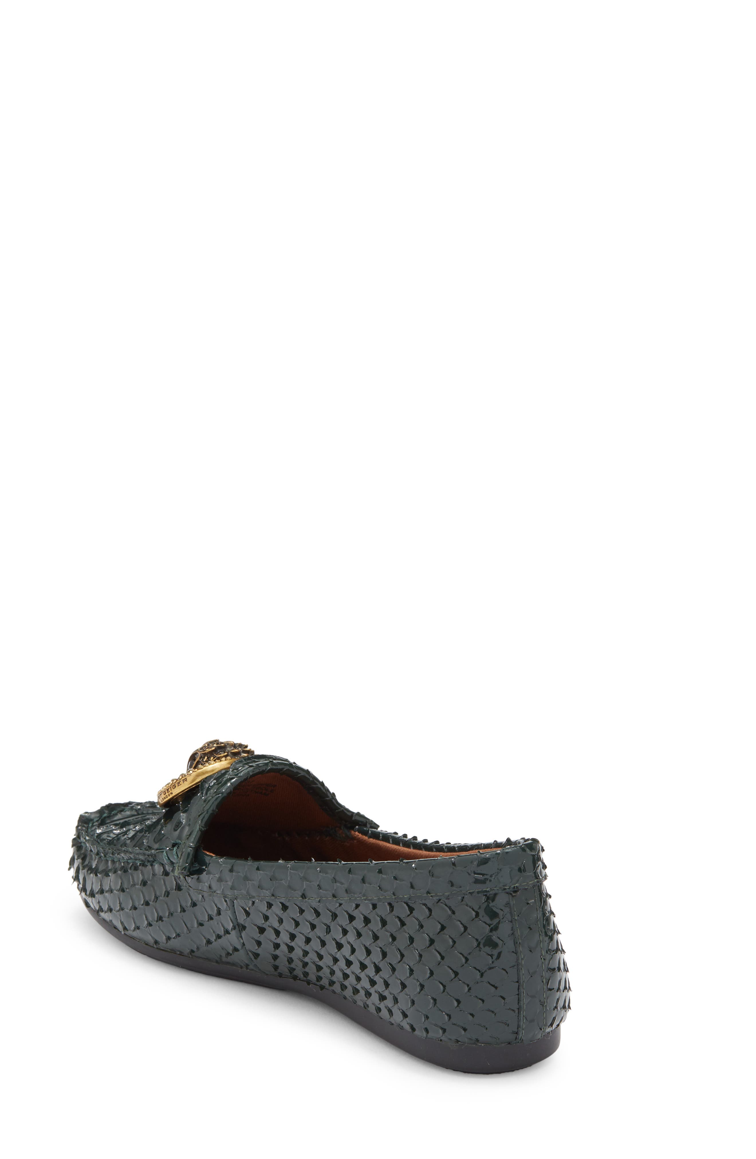 KG Kurt Geiger Chelsea Scale Loafer, Alternate, color, Dark Green