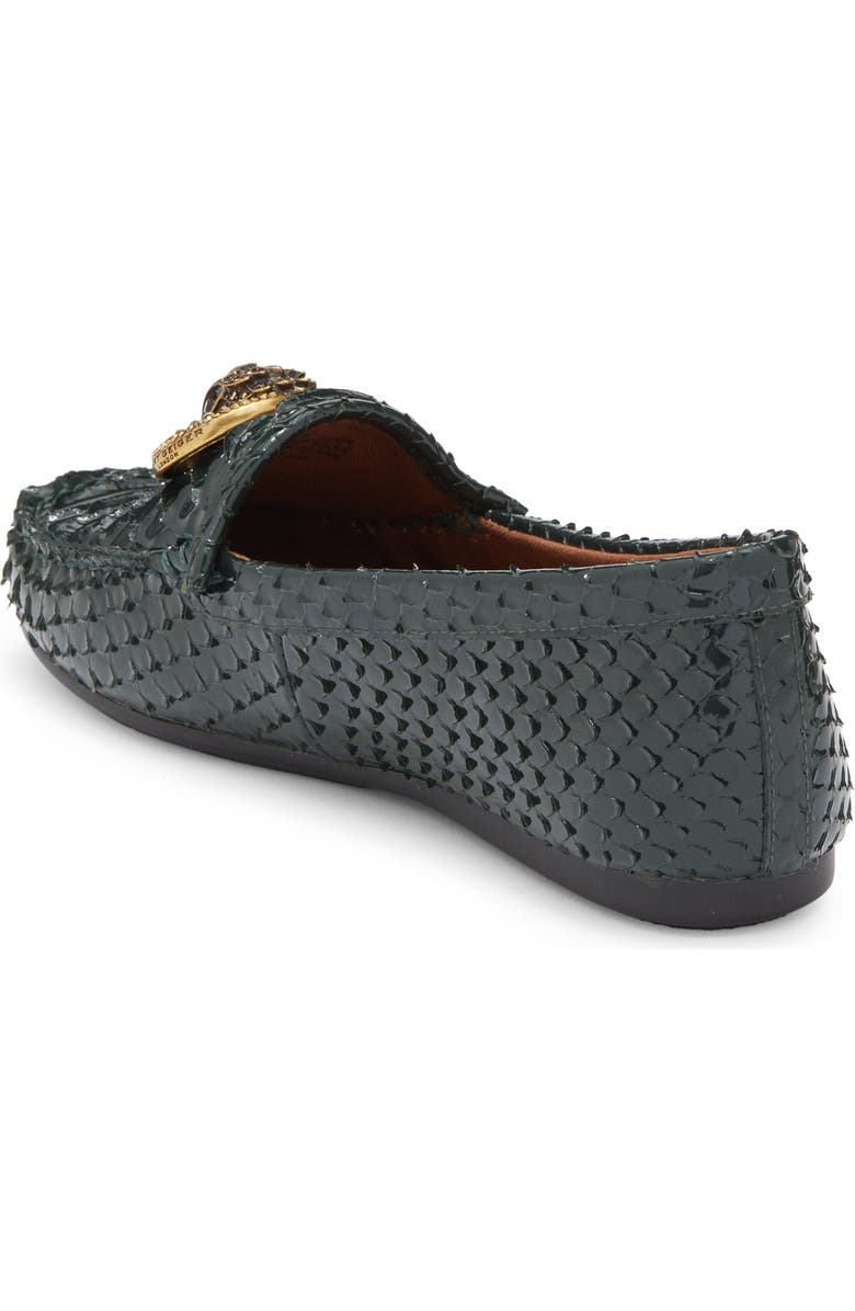 KG Kurt Geiger Chelsea Scale Loafer, Alternate, color, Dark Green