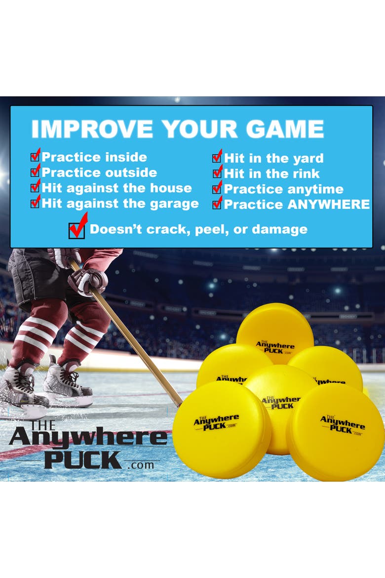 Yellow Foam Hockey Training Set, Alternate, color, Multicolored