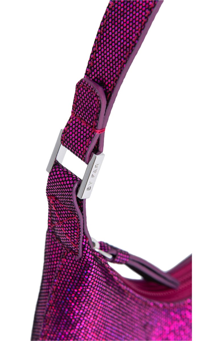 By Far Baby Amber Disco Leather Shoulder Bag, Alternate, color,