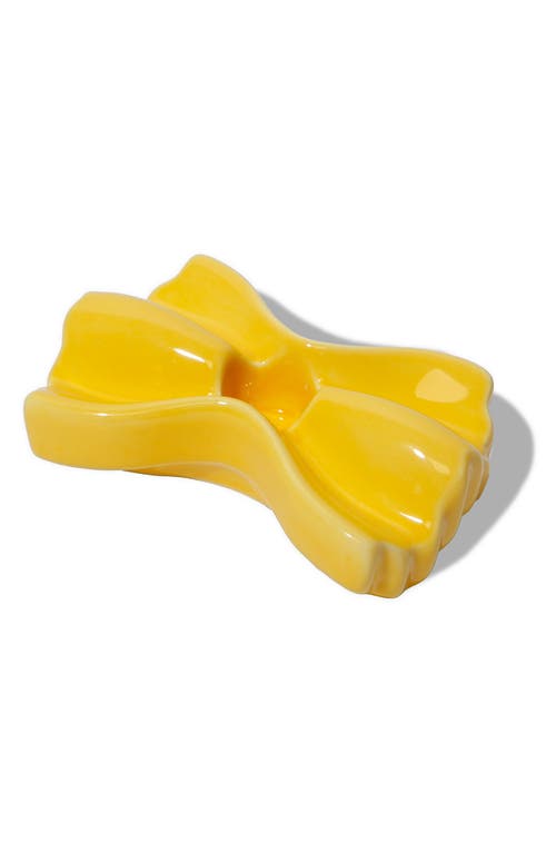 Doiy The Dolce Vita Collection Farfalle Candle Holder In Yellow