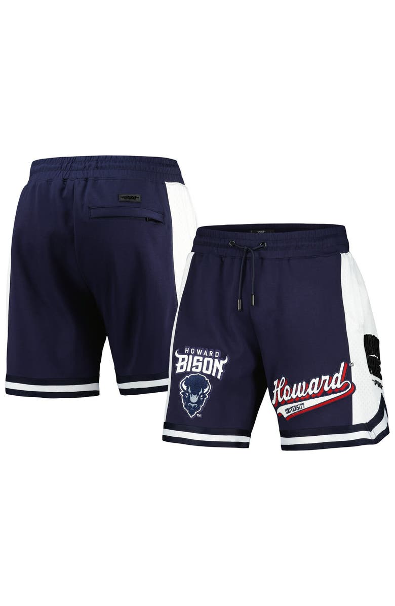 PRO STANDARD Men's Pro Standard Navy Howard Bison Script Tail DK 2.0 Shorts, Main, color, Navy