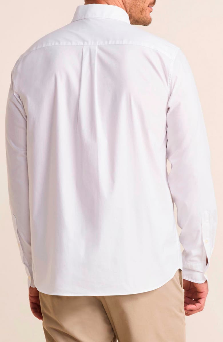 vineyard vines Breakwater Solid Performance Cotton Blend Button-Down Shirt, Alternate, color,