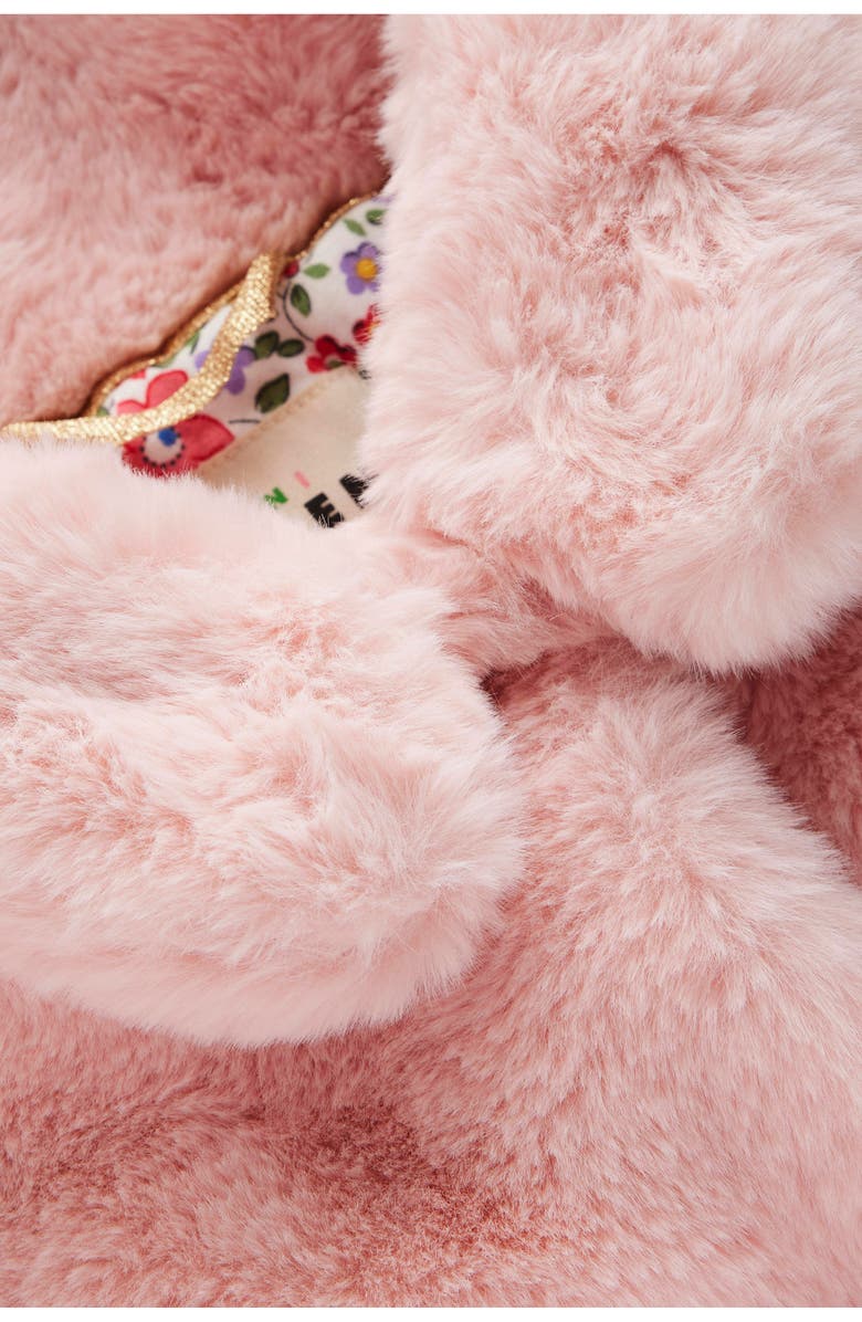 Mini Boden Kids' Faux Fur Jacket, Alternate, color, Pink