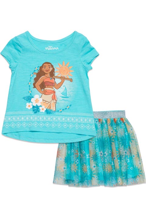 Moana 2-Piece Short Sleeve T-Shirt and Skirt Set