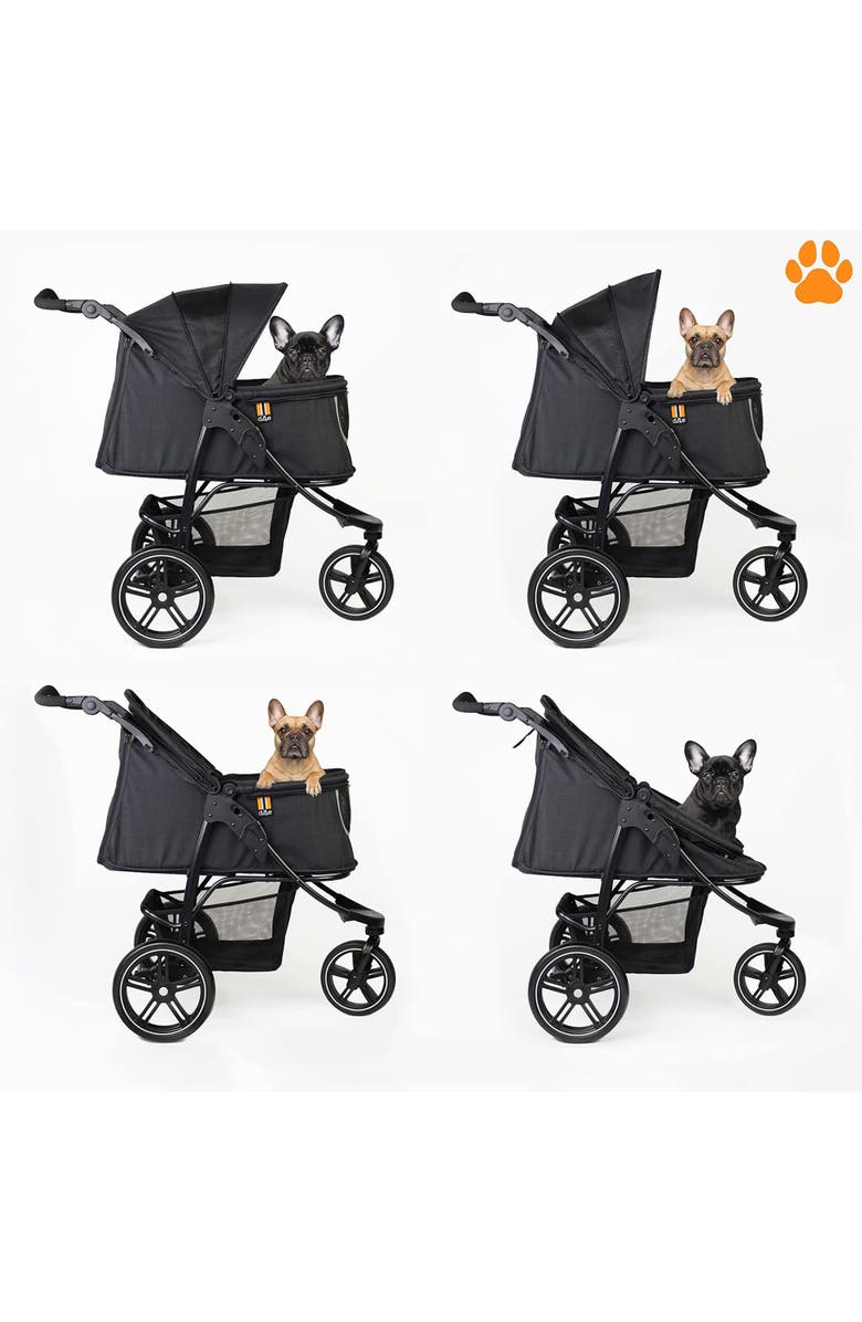 Pet 3 Wheel Stroller For Dog, Cat & Pets Up To 33 Lbs