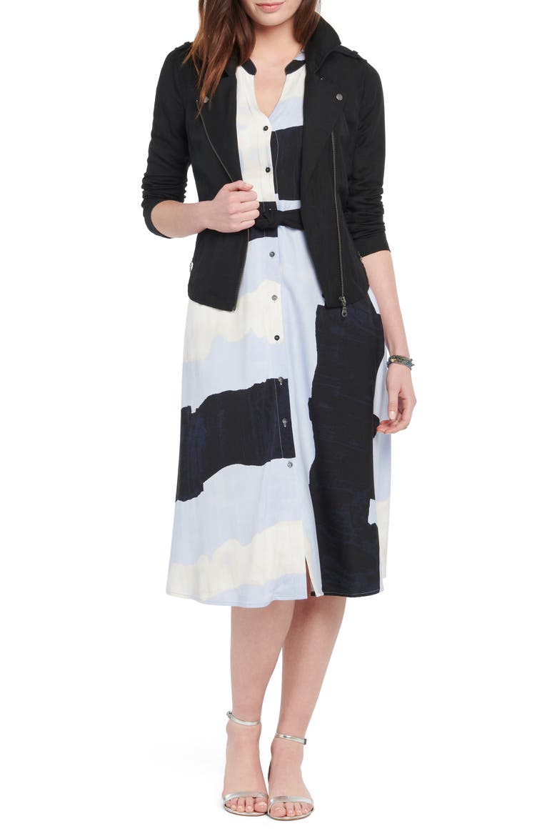 In the Clouds Shirtdress, Alternate, color, BLUE MULTI