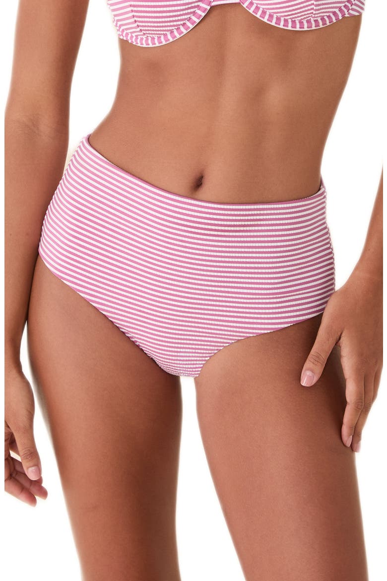 High Waist Bikini Bottoms, Main, color, BLOOM