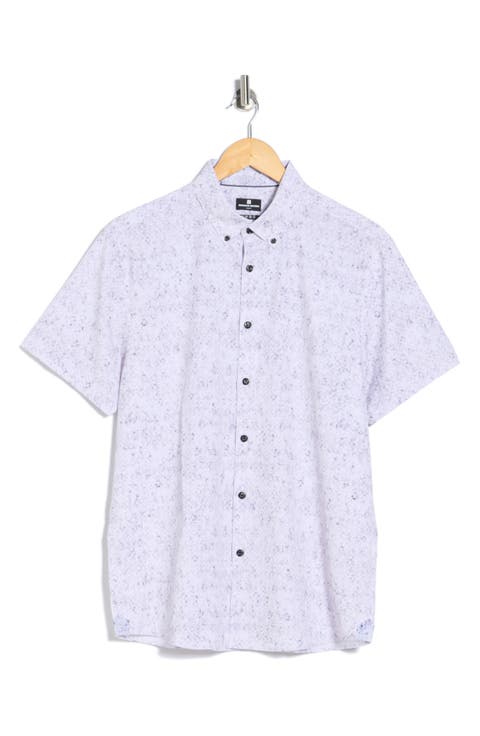 Blurred Geo Short Sleeve Shirt
