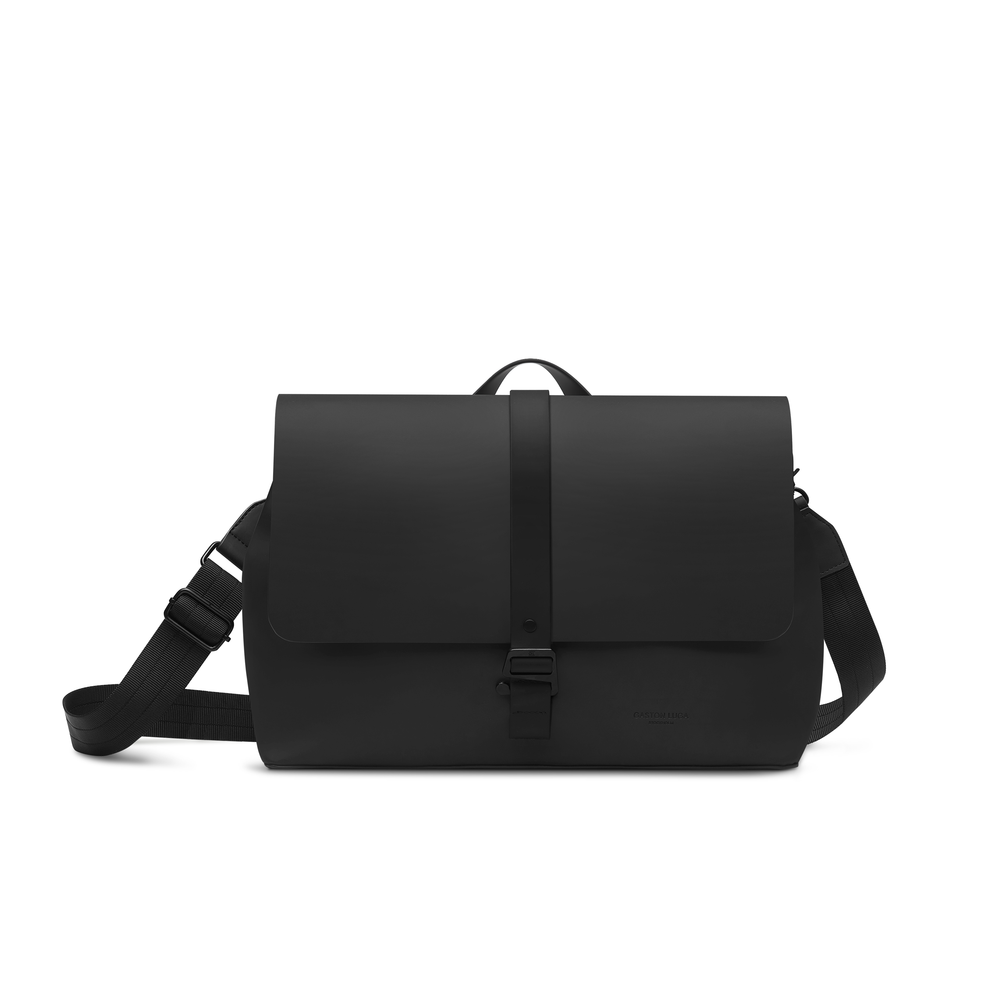 Gaston Luga Spläsh Crossbody Large 14", Main, color, Black