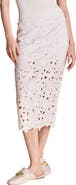 Endless Rose Cutout Lace Midi Skirt