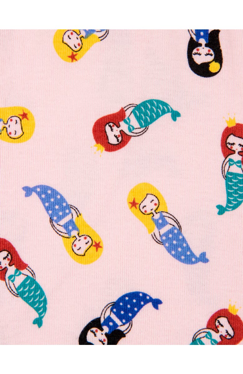 Leveret Girls Matching Doll Short Printed Cotton Pajamas, Alternate, color, Mermaid