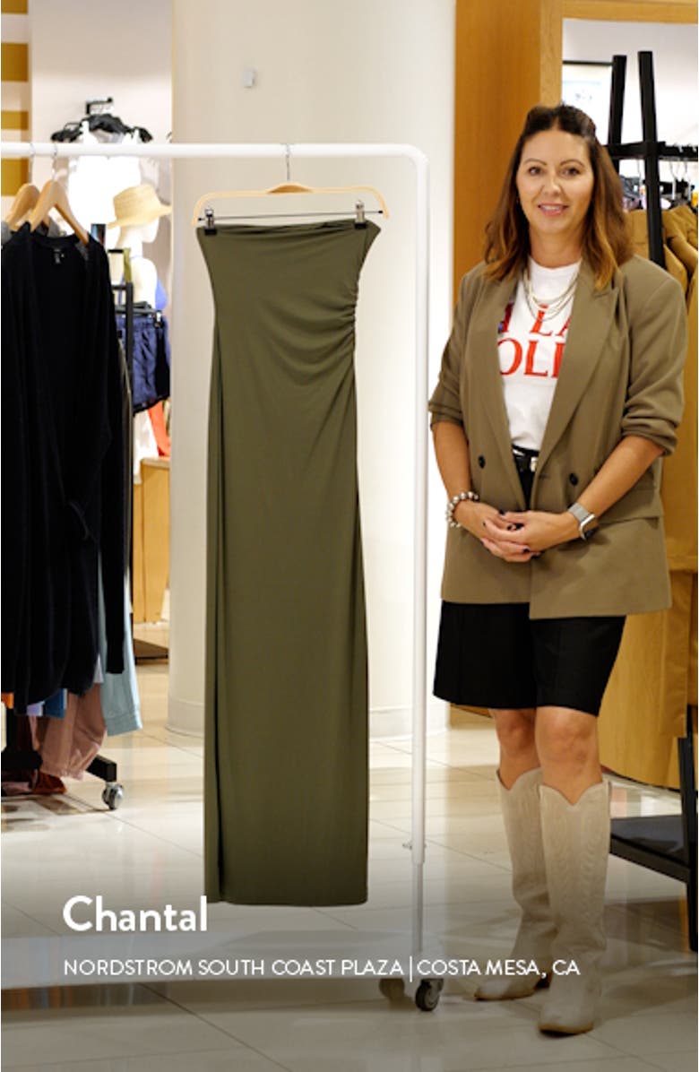 Brixley Strapless Body-Con Maxi Dress, sales video thumbnail