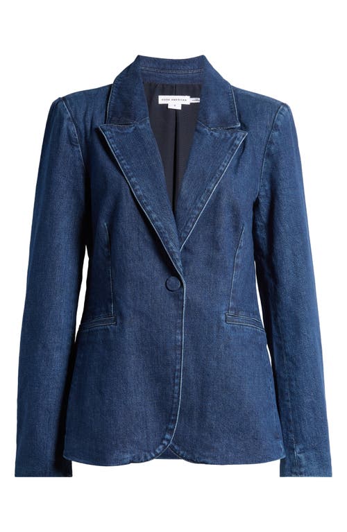 GOOD AMERICAN GOOD AMERICAN SCULPTED DENIM BLAZER