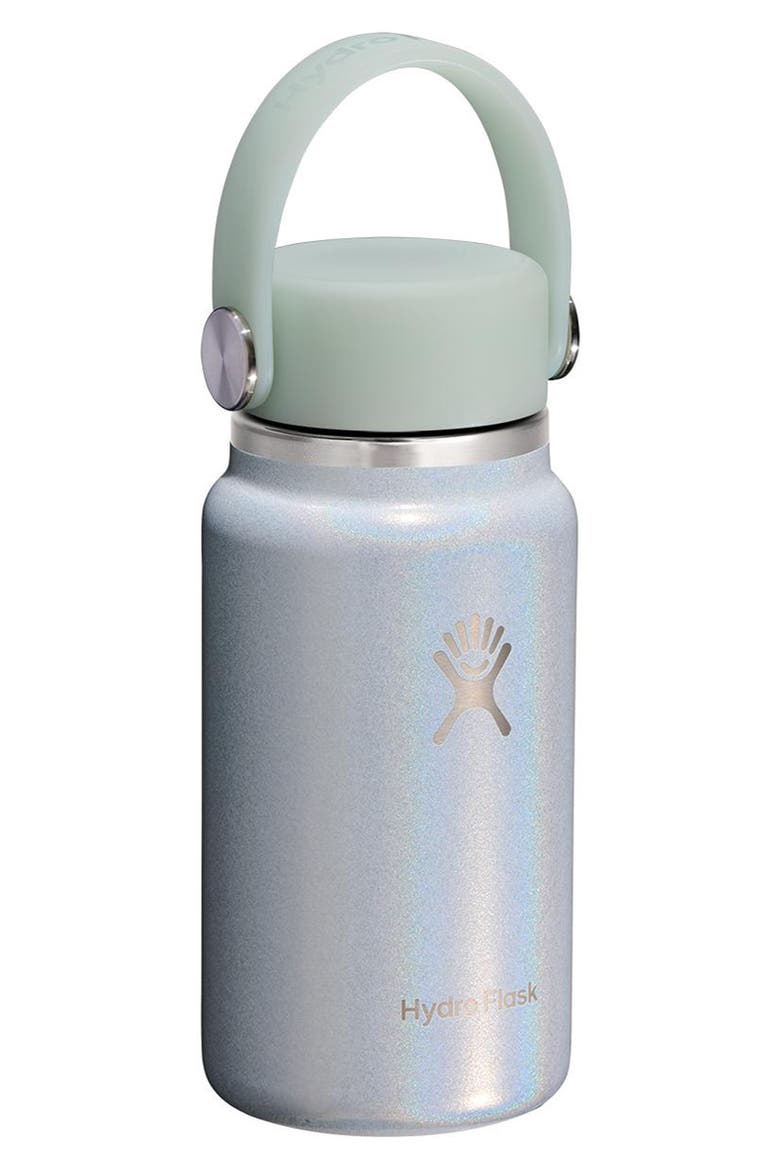 6.7-Ounce Micro Hydro Water Bottle, Alternate, color, GLIMMER BLUE