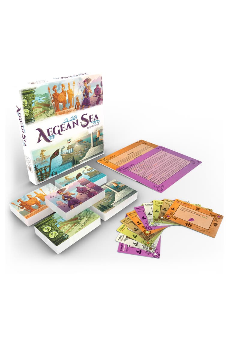 Aegean Sea Strategy Card Game, Take Charge Of Ancient Peoples, 25 Players, Alternate, color, Multicolored