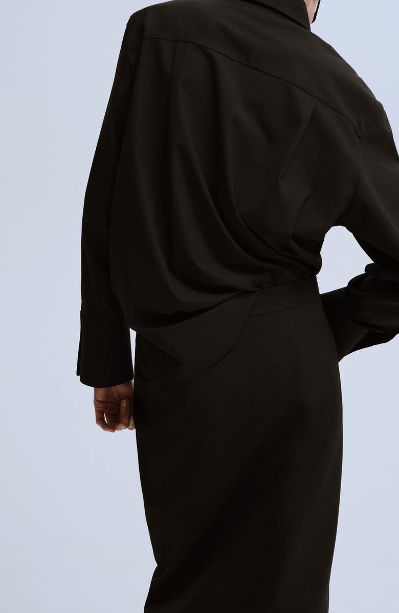 MANGO Straight Pocket Button-Up Shirt, Alternate, color, 