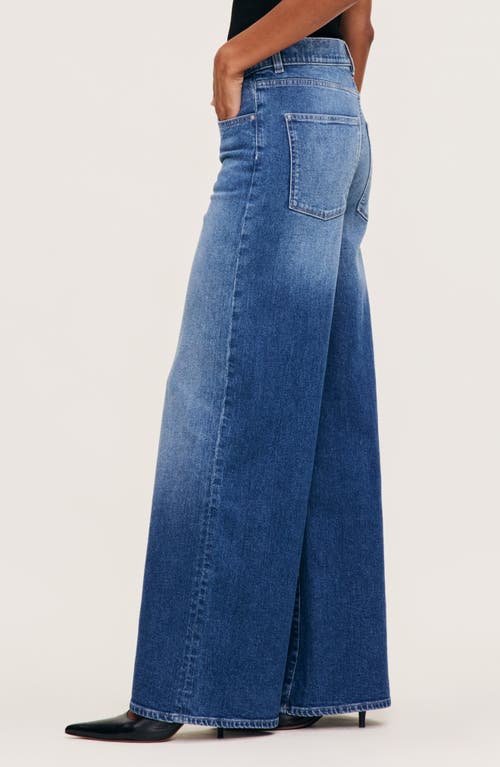 Dl1961 Hepburn Mid Rise Wide Leg Jeans In Blue Harbor Vintage
