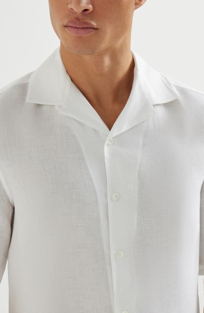 Brunello Cucinelli Short sleeve shirt, Alternate, color, White
