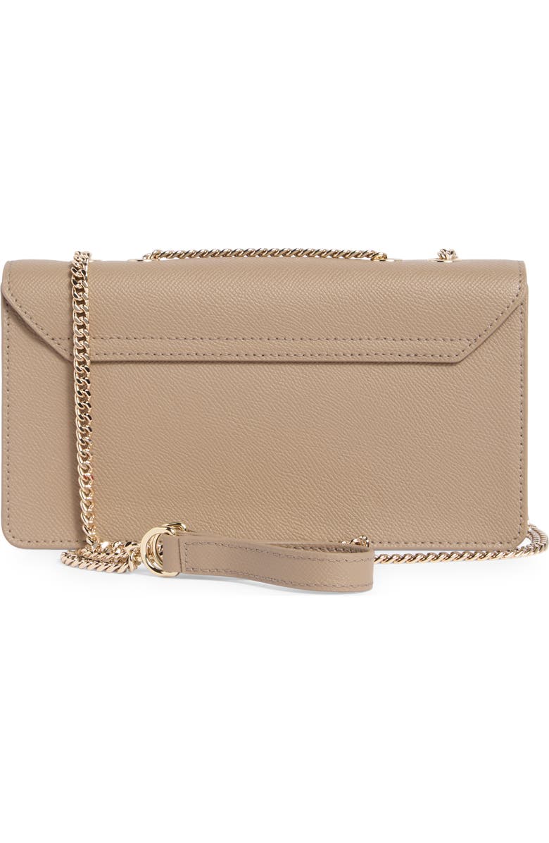 Furla Venere Convertible Leather Shoulder Bag, Alternate, color, Taupe