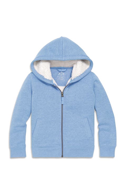 Teddy Fleece-Lined Zip Hoodie