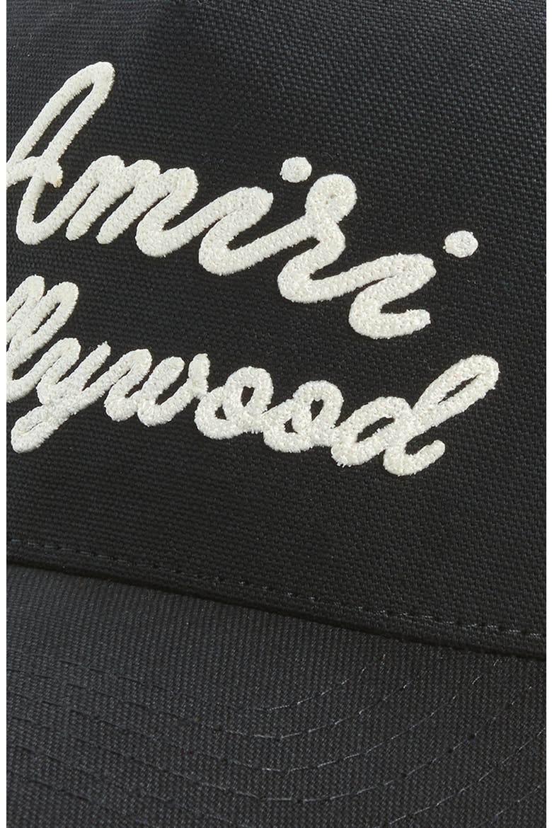 Logo Cotton Canvas Snapback Baseball Cap, Alternate, color, BLACK
