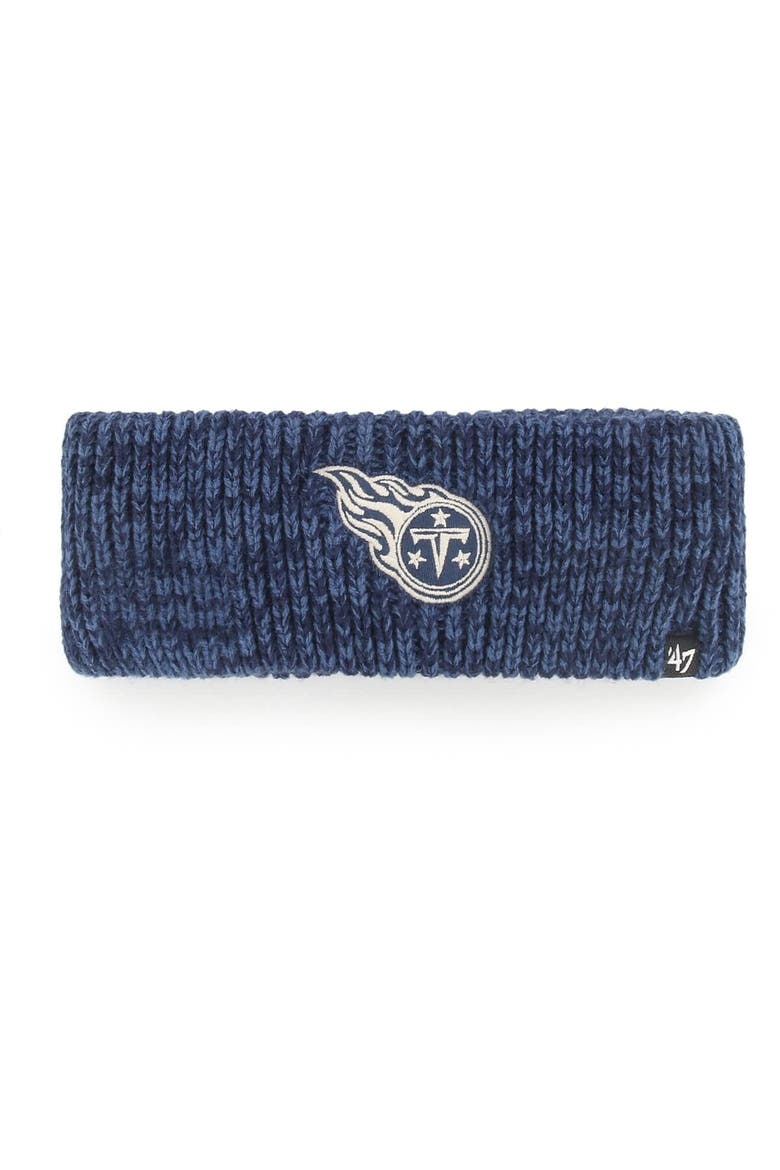Women's '47 Heathered Navy Tennessee Titans Team Meeko Headband, Main, color, Heather Navy