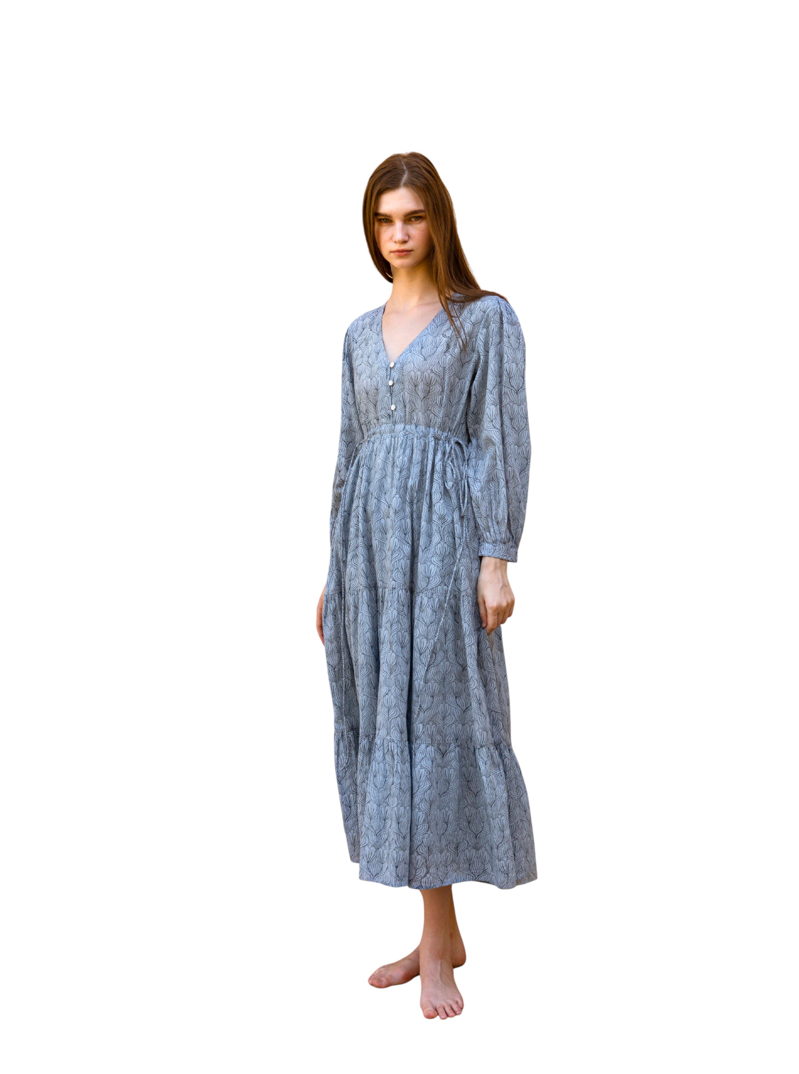 Hand-Printed Ashbury Dress - image 3