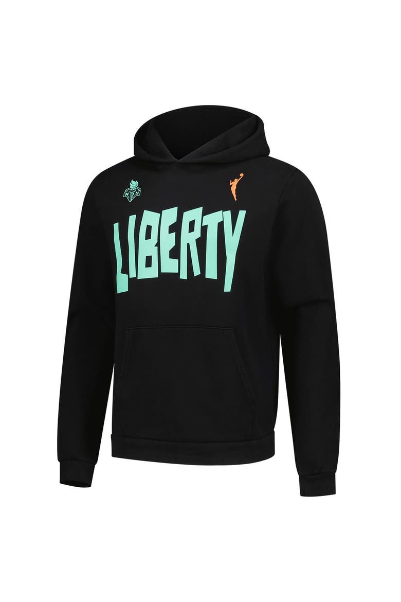 Unisex Playa Society Black New York Liberty 1997 WNBA Premium Hoodie, Alternate, color, Black