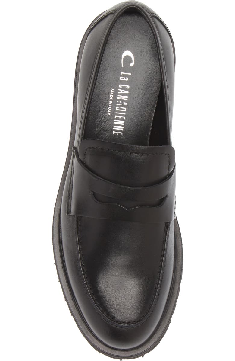 La Canadienne Reese Platform Penny Loafer, Alternate, color,