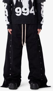 mnml Side Snap Wide Leg Pants