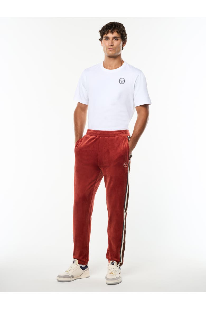 Linera Velour Track Pant, Alternate, color, BOSSA NOVA
