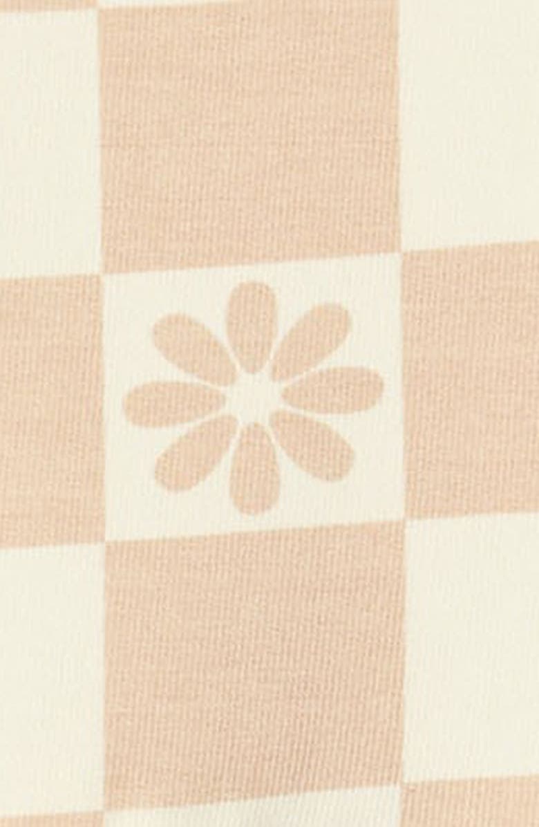 TINY TRIBE Daisy Check Pinafore Dress, Alternate, color, 