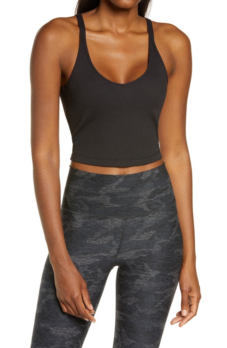 Vuori Rib Crop Tank, Main, color, 